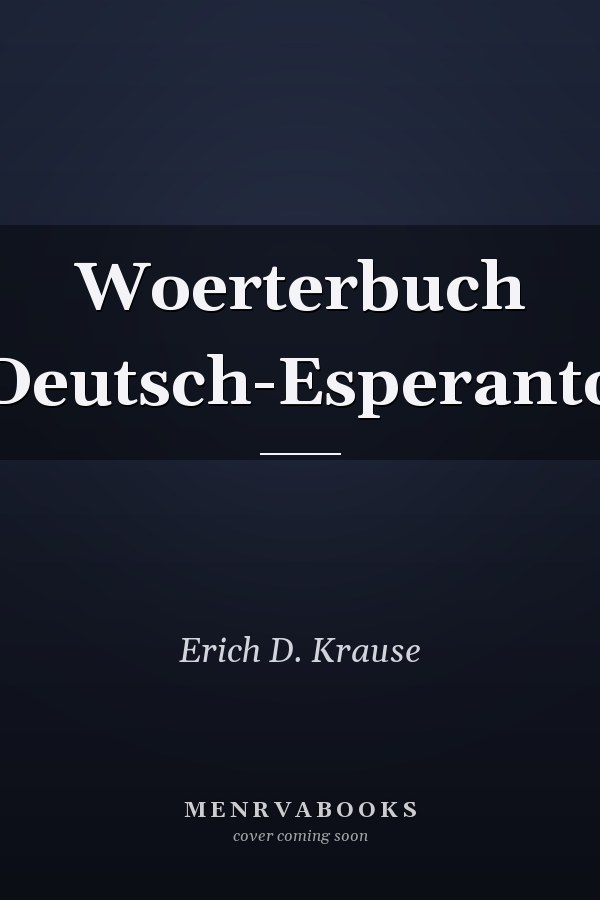 Woerterbuch Deutsch-Esperanto
