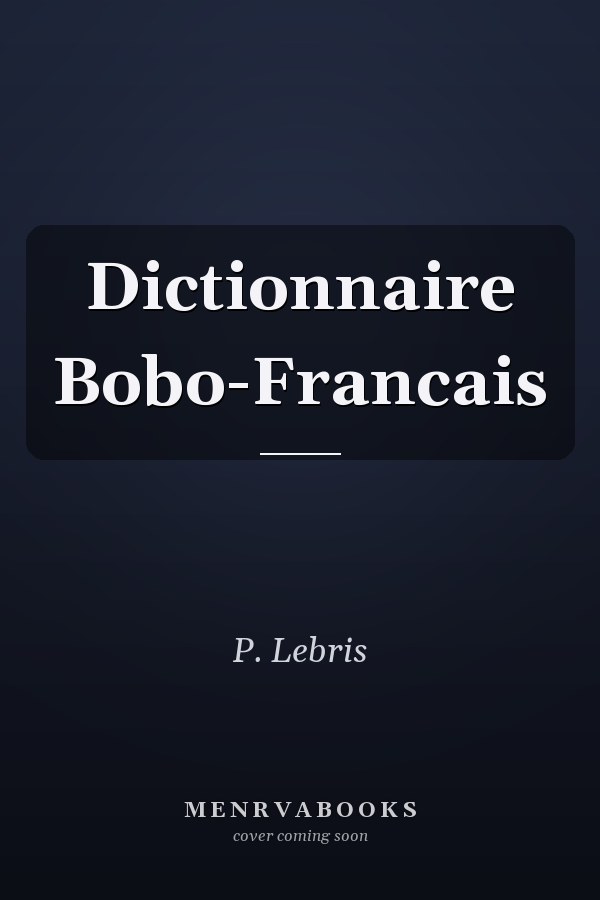Dictionnaire Bobo-Francais