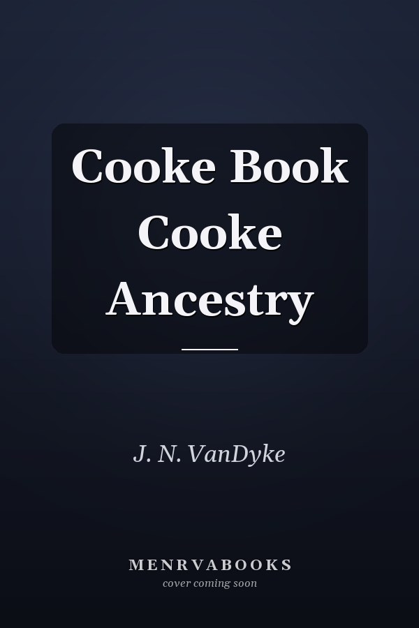 Cooke Book Cooke Ancestry