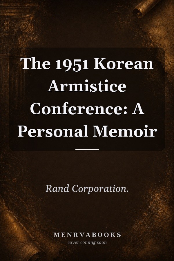 The 1951 Korean Armistice Conference: A Personal Memoir
