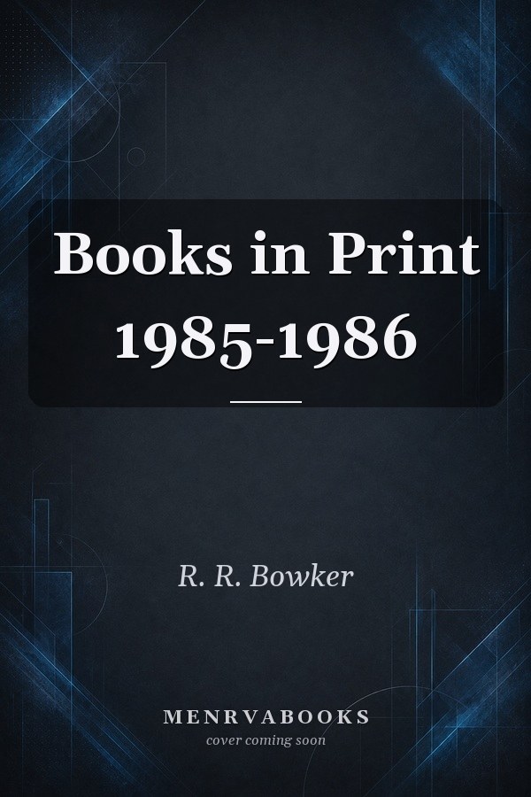 Books in Print 1985-1986