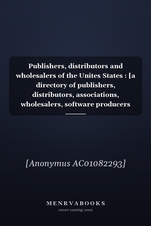 Publishers, distributors and wholesalers of the Unites States : [a directory of publishers, distributors, associations, wholesalers, software producers and manufacturers listing editorial and ordering addresses, and an ISBN publisher prefix index]. 1994/95,1. Name index, imprints, subsidiaries, & divisions