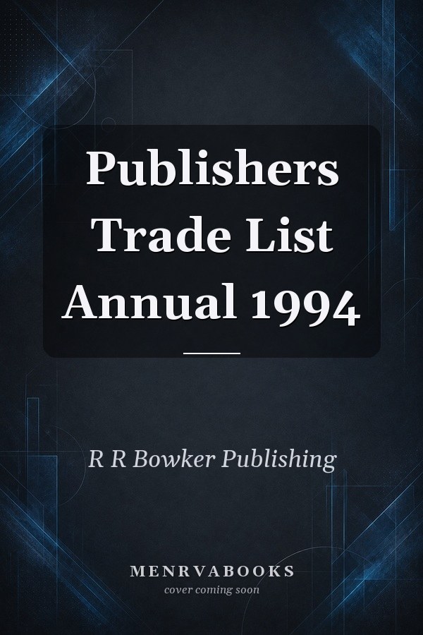 Publishers Trade List Annual 1994