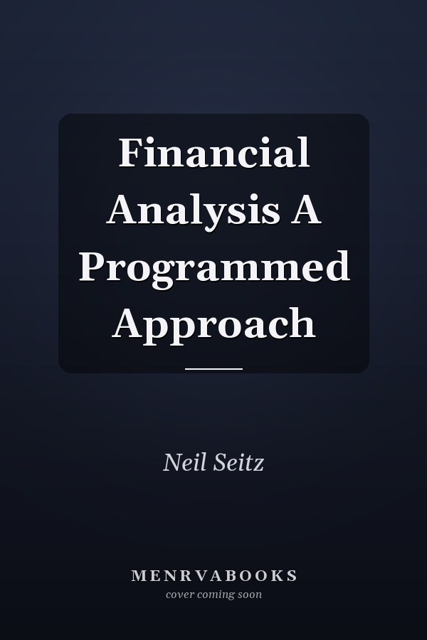 Financial Analysis A Programmed Approach