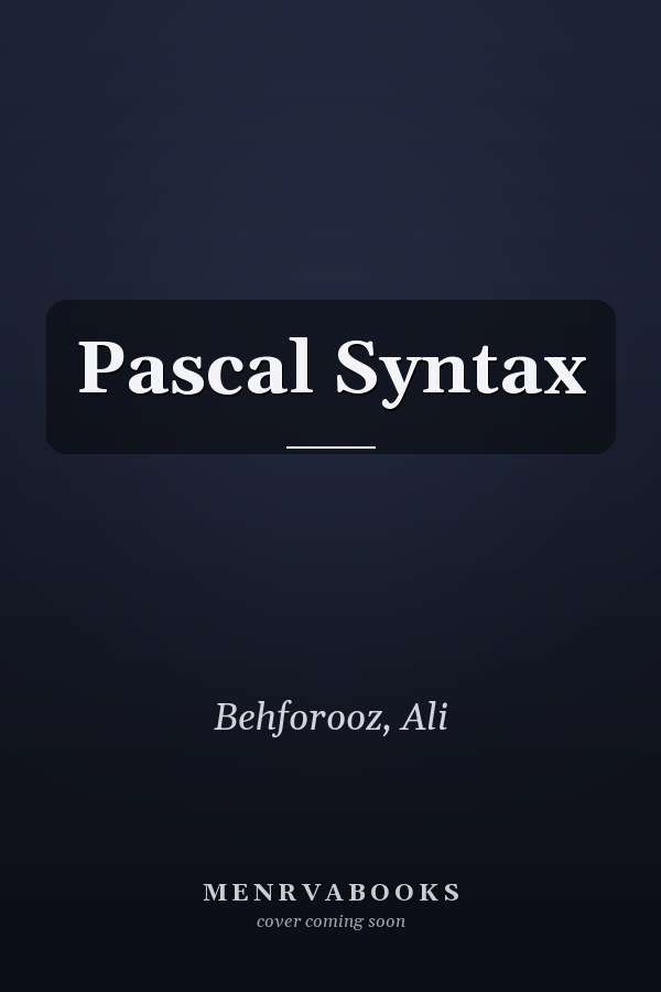 Pascal Syntax