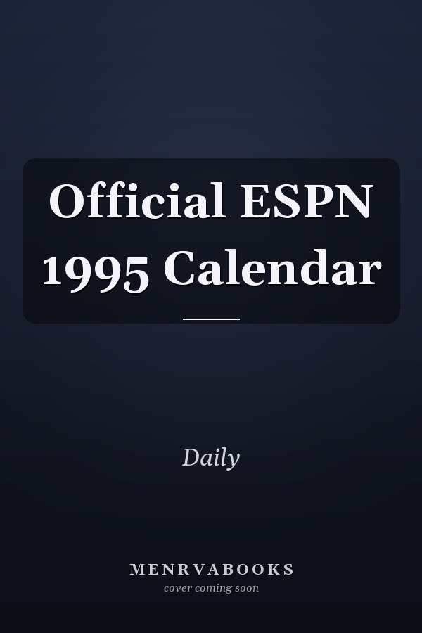 Official ESPN 1995 Calendar