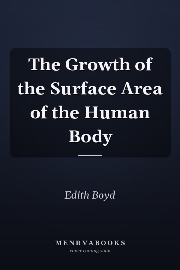 The Growth of the Surface Area of the Human Body
