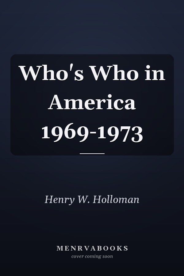 Who's Who in America 1969-1973
