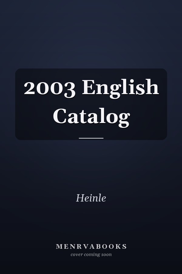 2003 English Catalog