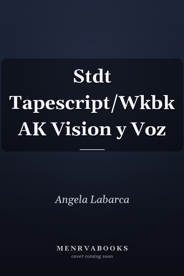 Stdt Tapescript/Wkbk AK Vision y Voz