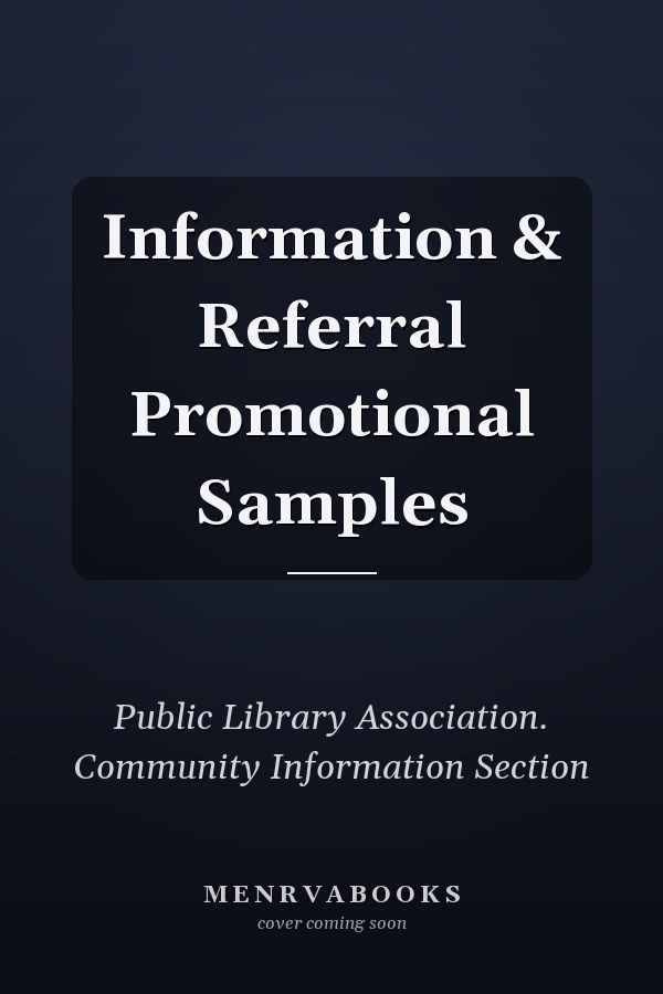 Information & Referral Promotional Samples