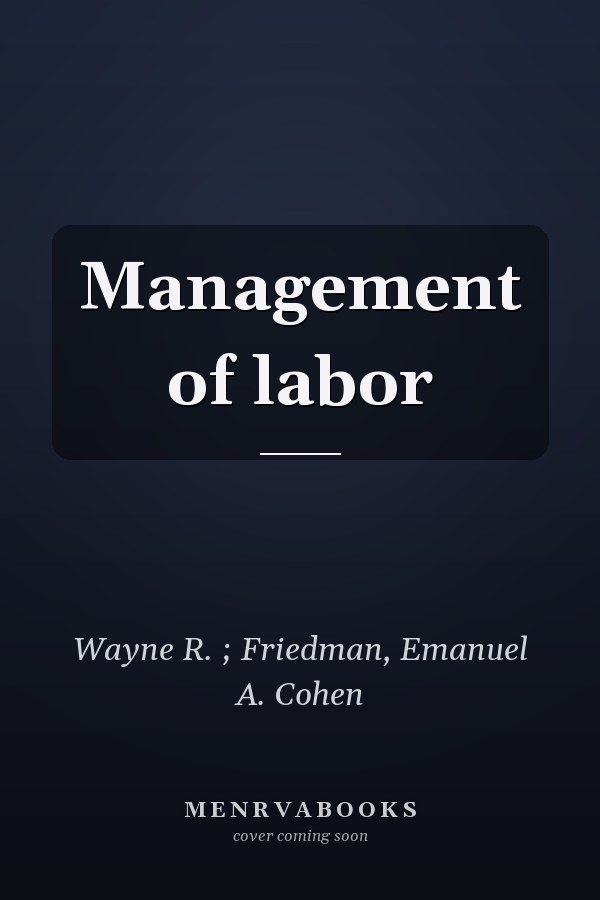 Management of labor