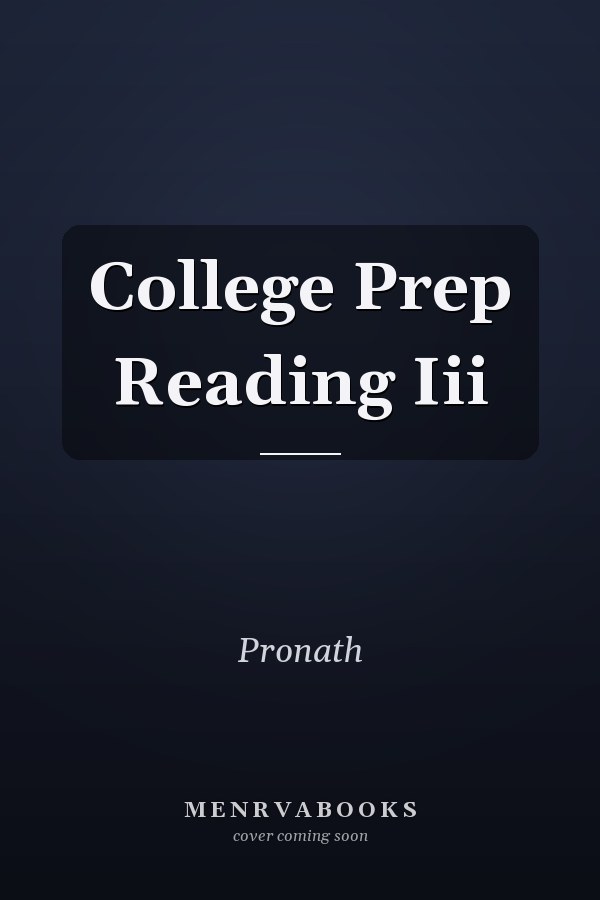 College Prep Reading Iii