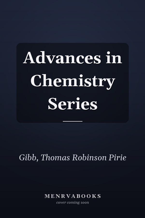 Advances in Chemistry Series