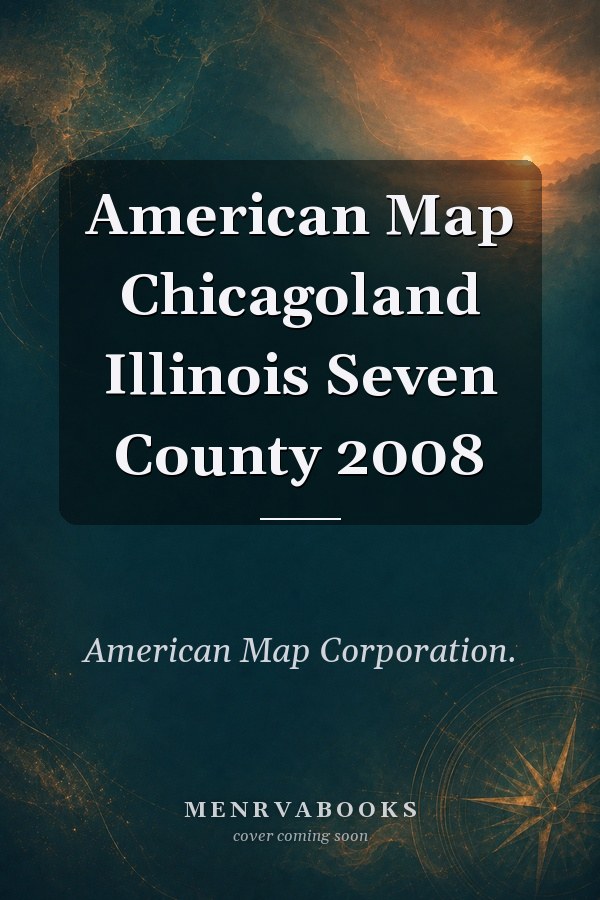 American Map Chicagoland Illinois Seven County 2008
