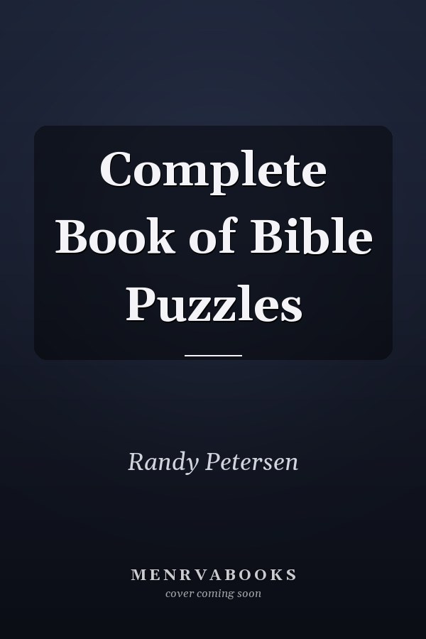 Complete Book of Bible Puzzles