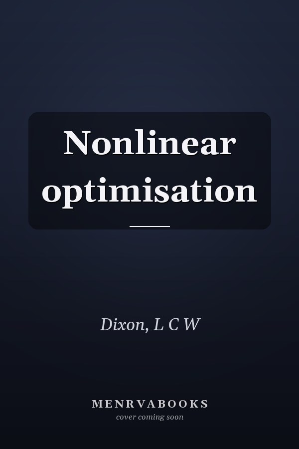 Nonlinear optimisation