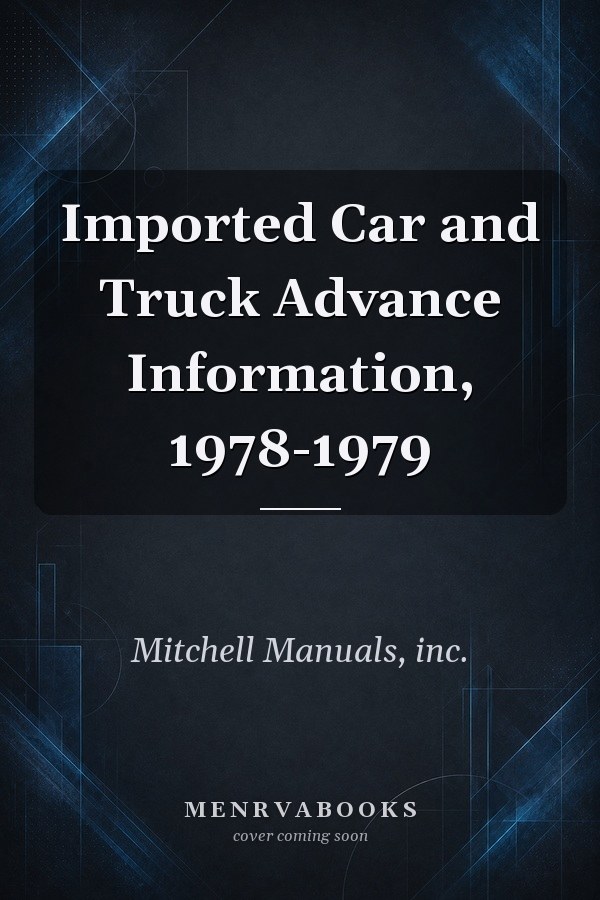 Imported Car and Truck Advance Information, 1978-1979