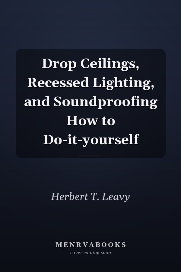 Drop Ceilings, Recessed Lighting, and Soundproofing How to Do-it-yourself