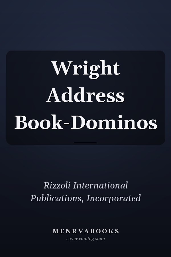 Wright Address Book-Dominos