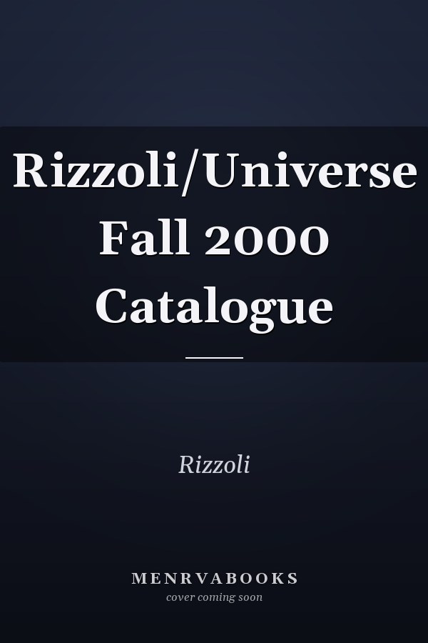 Rizzoli/Universe Fall 2000 Catalogue