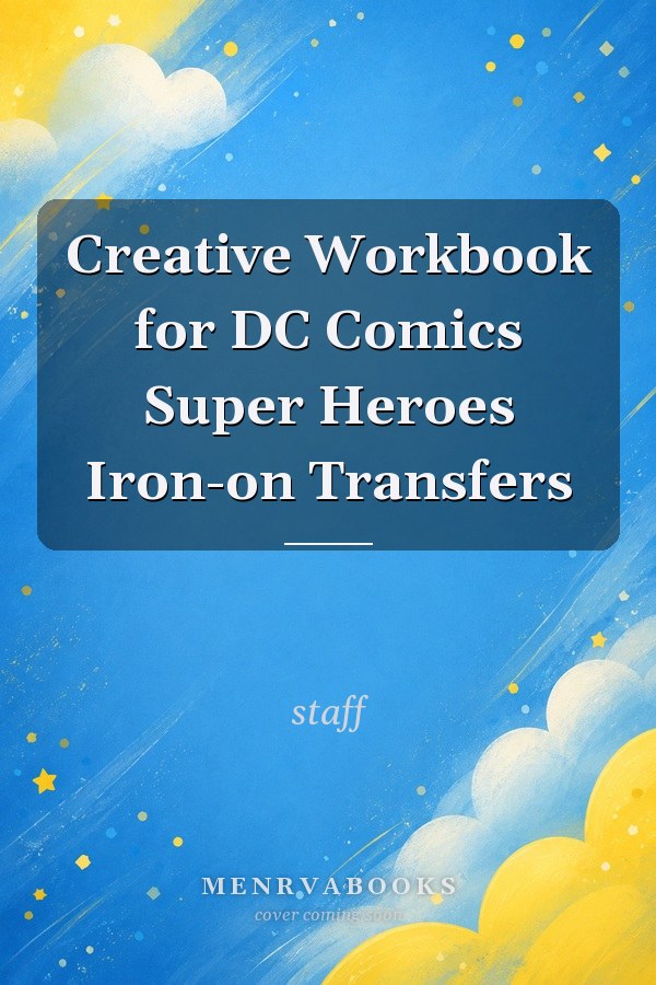 Creative Workbook for DC Comics Super Heroes Iron-on Transfers