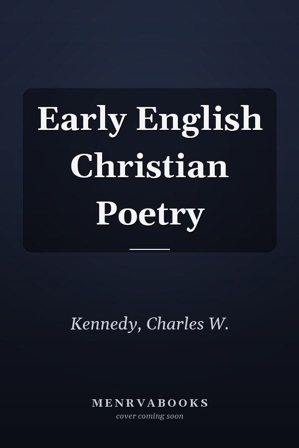 Early English Christian Poetry