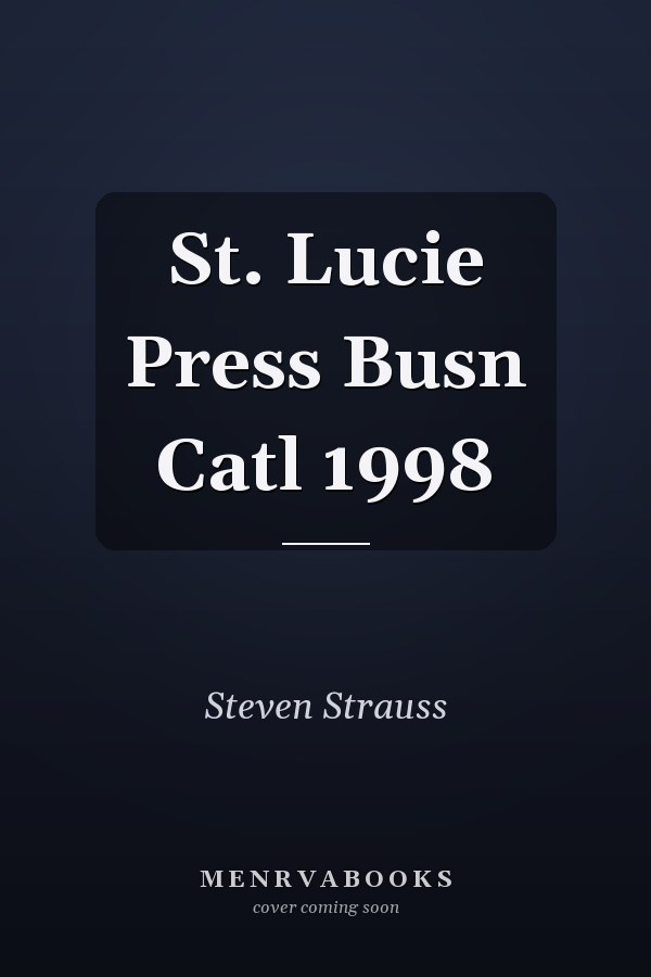 St. Lucie Press Busn Catl 1998