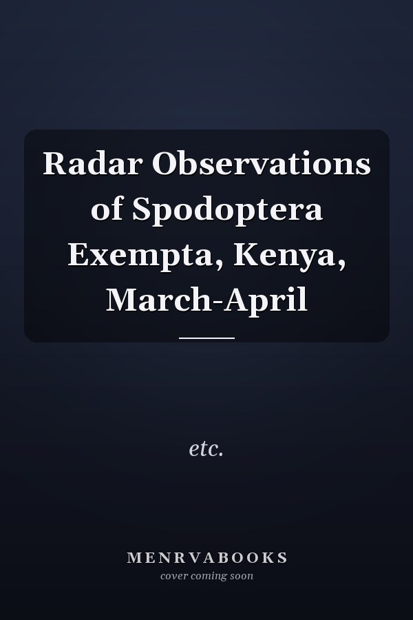 Radar Observations of Spodoptera Exempta, Kenya, March-April
