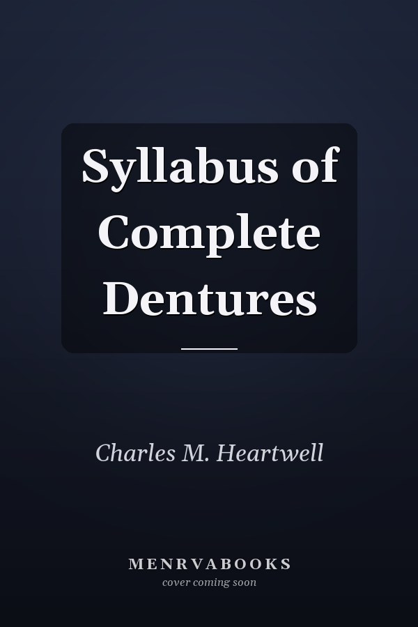 Syllabus of Complete Dentures