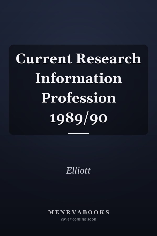 Current Research Information Profession 1989/90