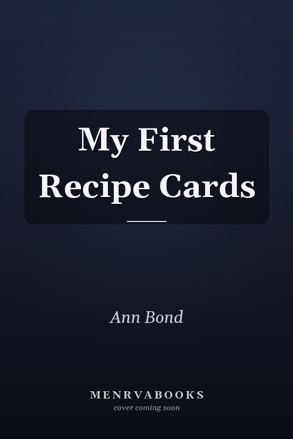 My First Recipe Cards
