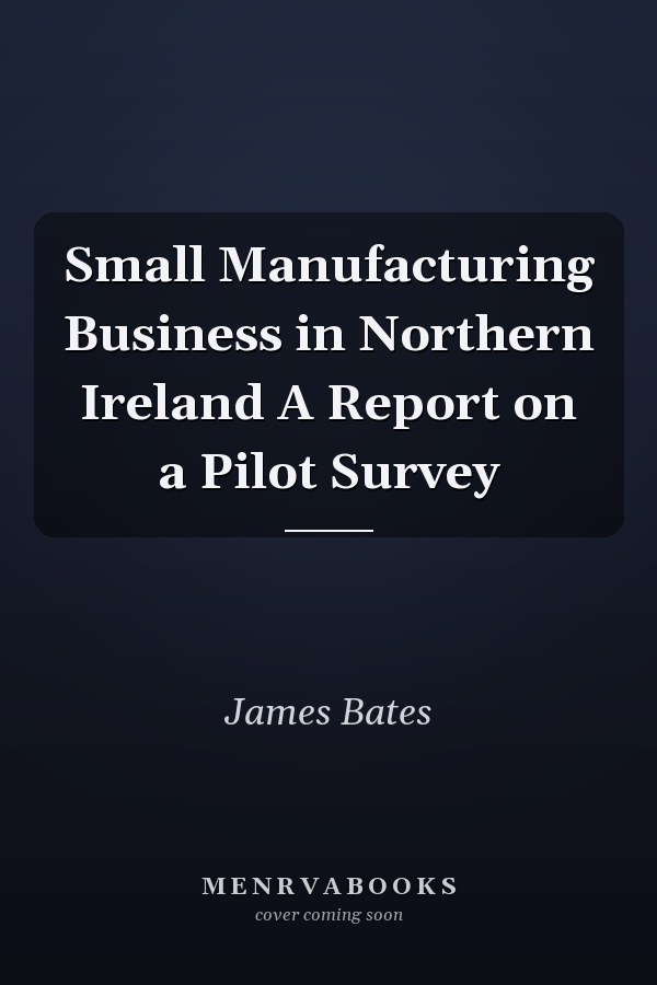 Small Manufacturing Business in Northern Ireland A Report on a Pilot Survey