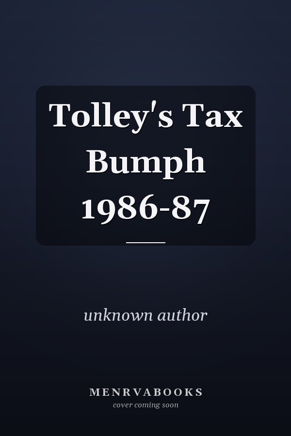Tolley's Tax Bumph 1986-87