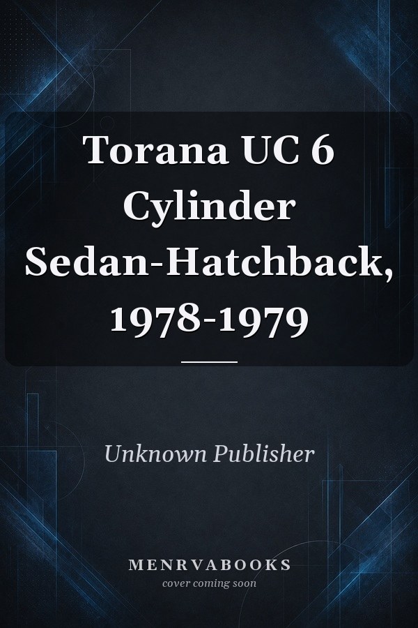 Torana UC 6 Cylinder Sedan-Hatchback, 1978-1979
