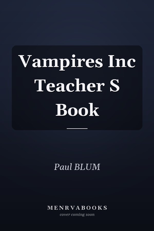 Vampires Inc Teacher S Book