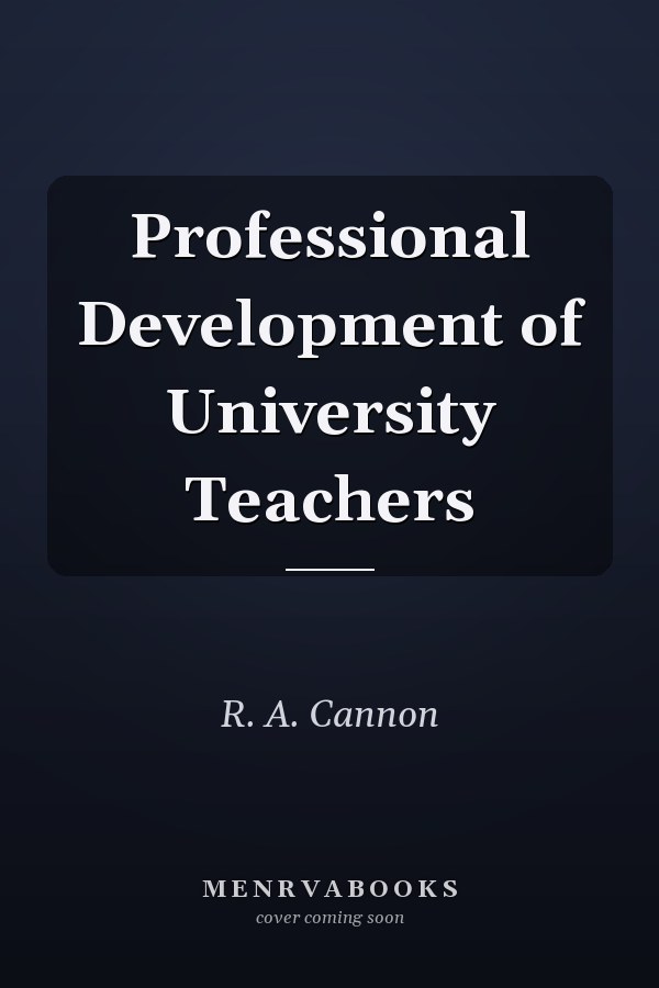 Professional Development of University Teachers