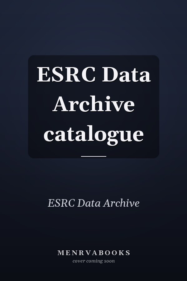 ESRC Data Archive catalogue