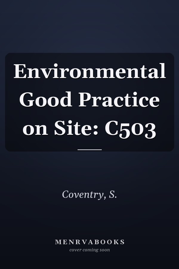 Environmental Good Practice on Site: C503