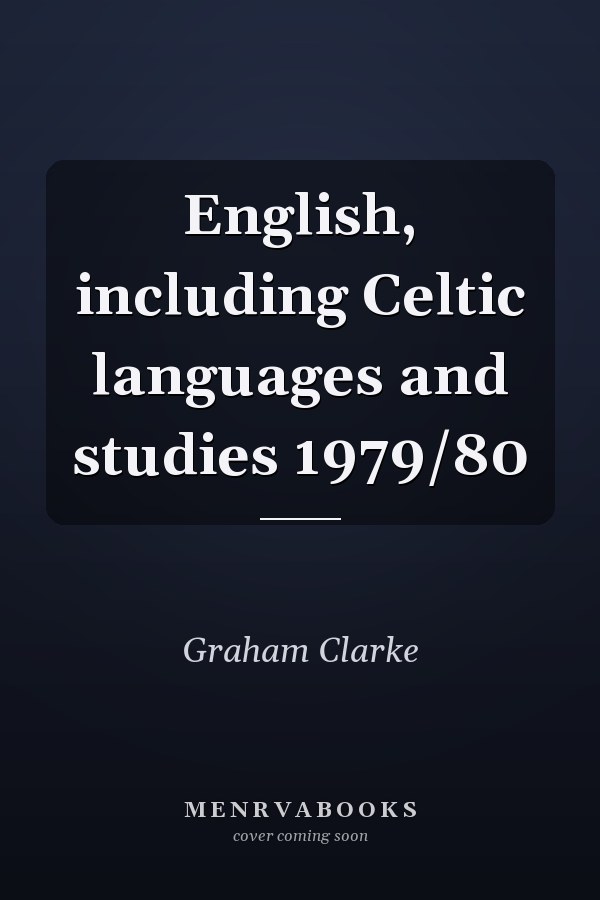English, including Celtic languages and studies 1979/80