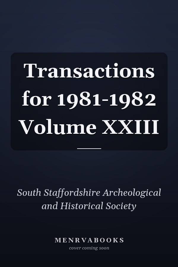 Transactions for 1981-1982 Volume XXIII