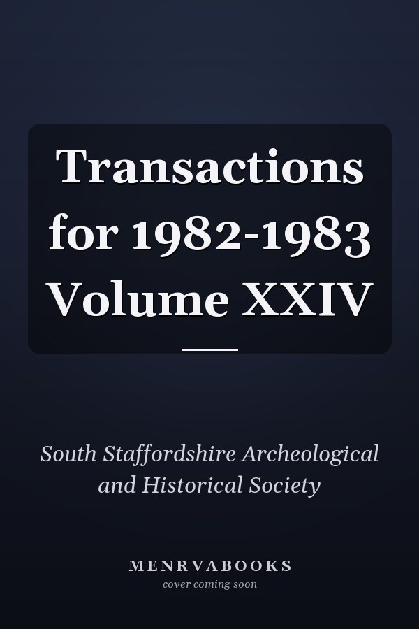 Transactions for 1982-1983 Volume XXIV