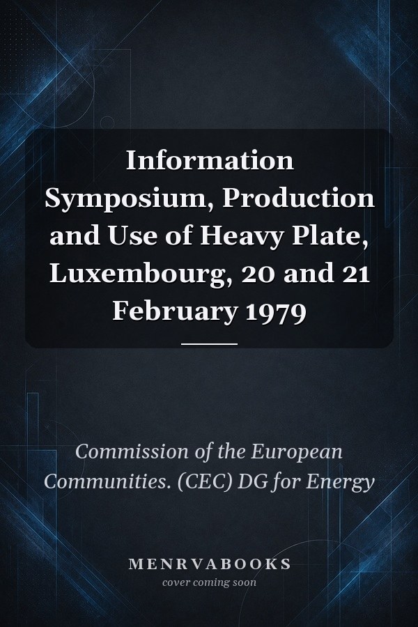 Information Symposium, Production and Use of Heavy Plate, Luxembourg, 20 and 21 February 1979