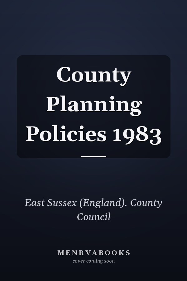 County Planning Policies 1983