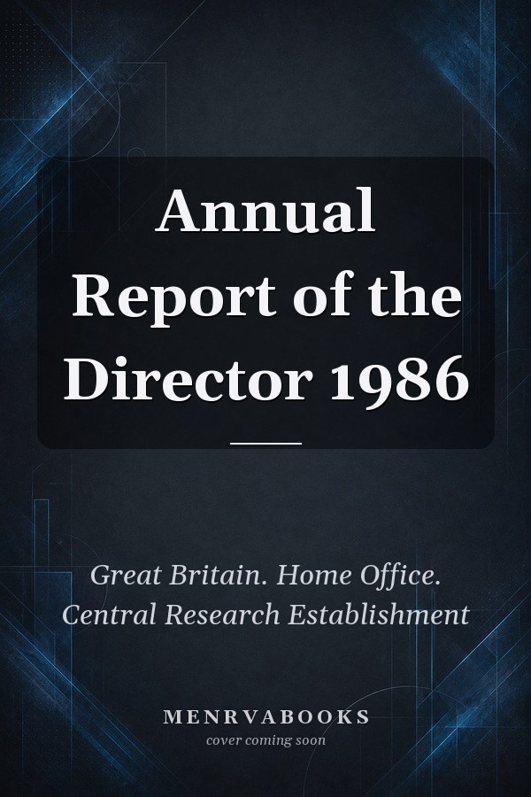 Annual Report of the Director 1986