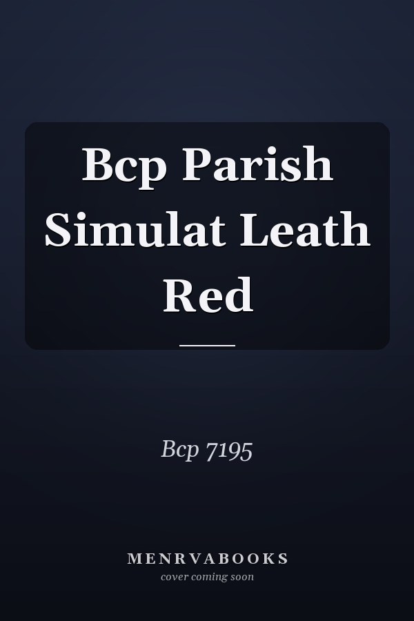 Bcp Parish Simulat Leath Red