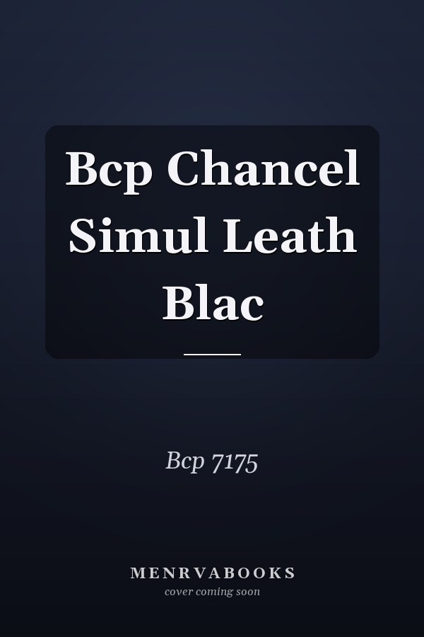 Bcp Chancel Simul Leath Blac