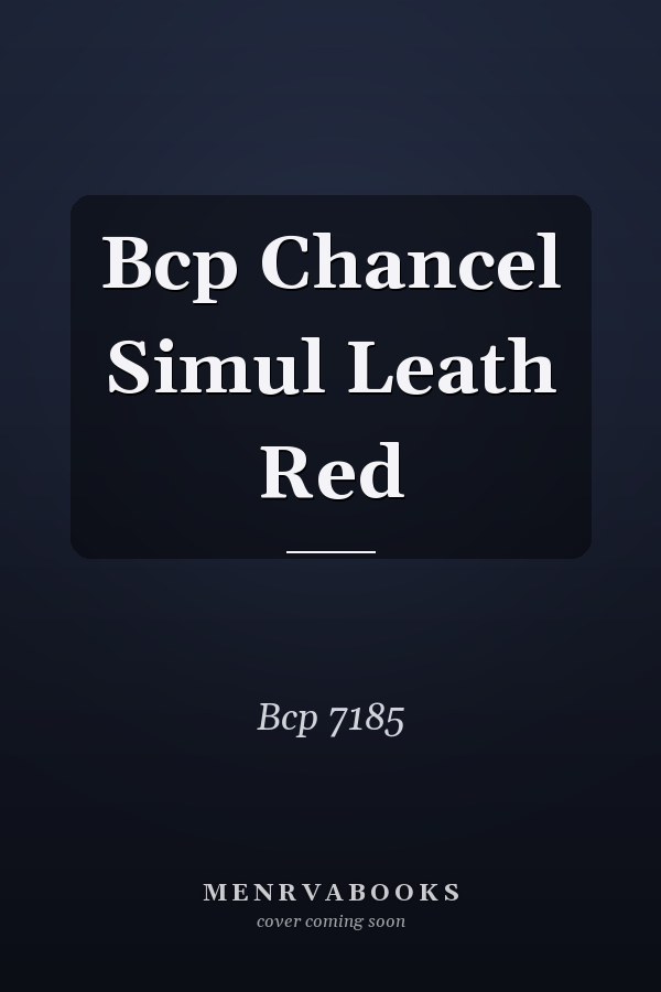 Bcp Chancel Simul Leath Red