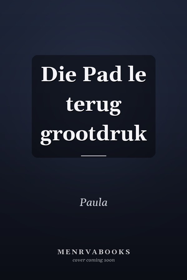 Die Pad le terug grootdruk
