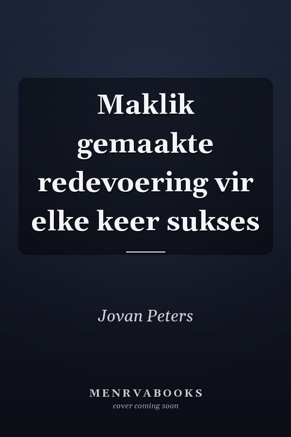 Maklik gemaakte redevoering vir elke keer sukses